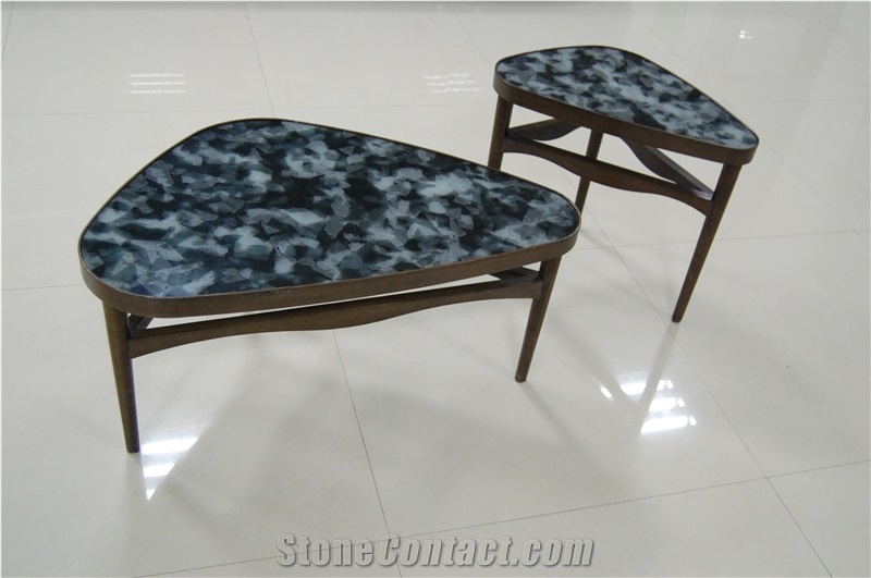 Laminated Jade Glass Slabs
