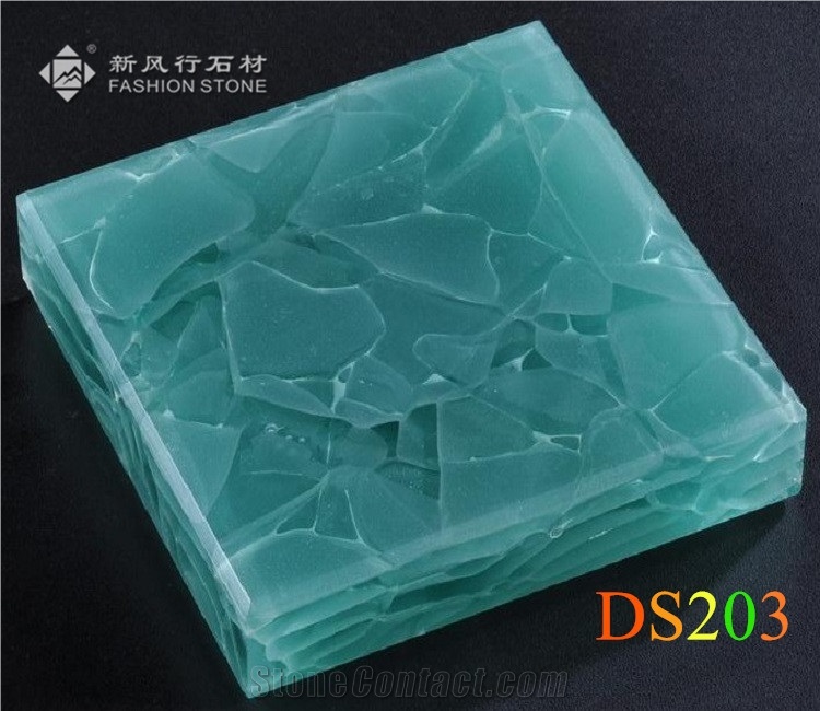 Laminated Jade Glass Slabs,Walling,Flooring,Interior & Exterior,Etc.