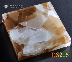 Laminated Jade Techno Glass Slabs