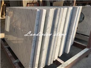 Bianco Carrara Bathroom Vanity Tops