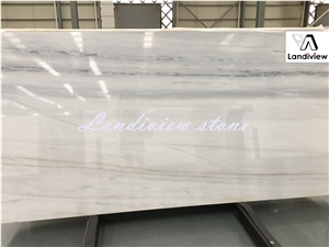 Bianco Lasa Vena Oro Covelano Slab Carrara White