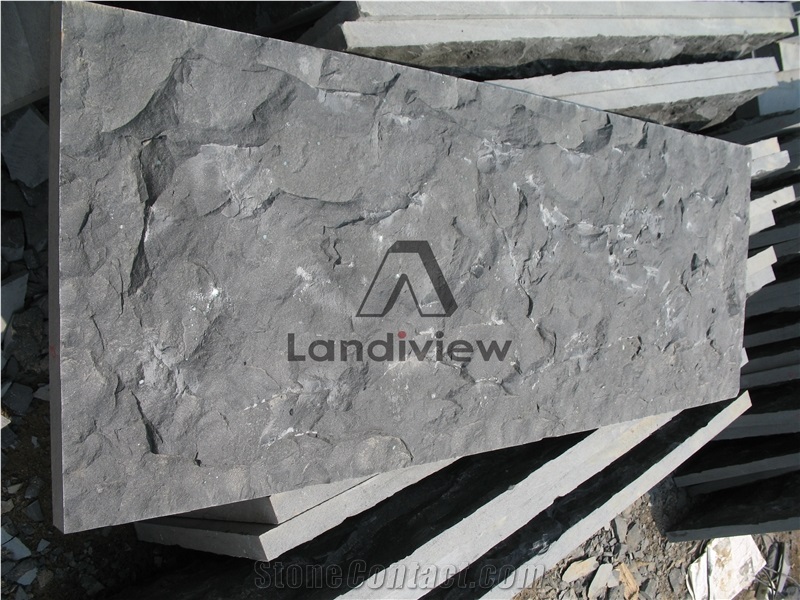 Black Basalt Wall Stone Mushroom Pool Coping