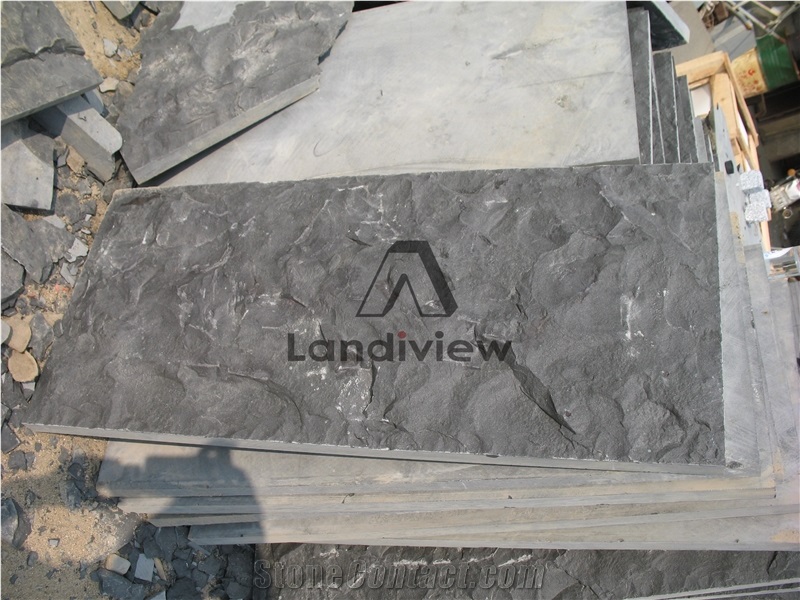 Black Basalt Wall Stone Mushroom Pool Coping