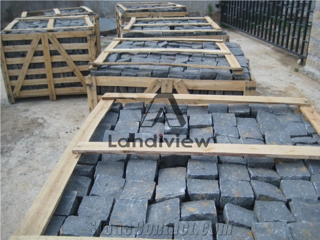 Bluestone Cobbles Natural Split Pavers Cube Stone