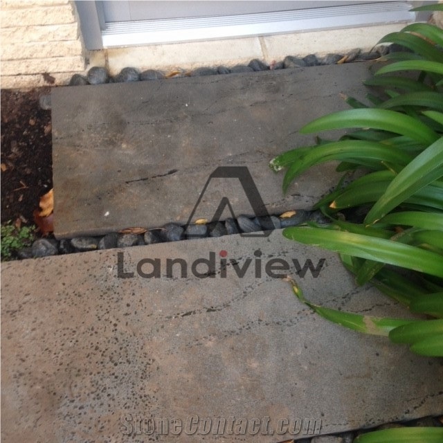 Bluestone Swimming Pool Coping Tiles Paving Many Holes