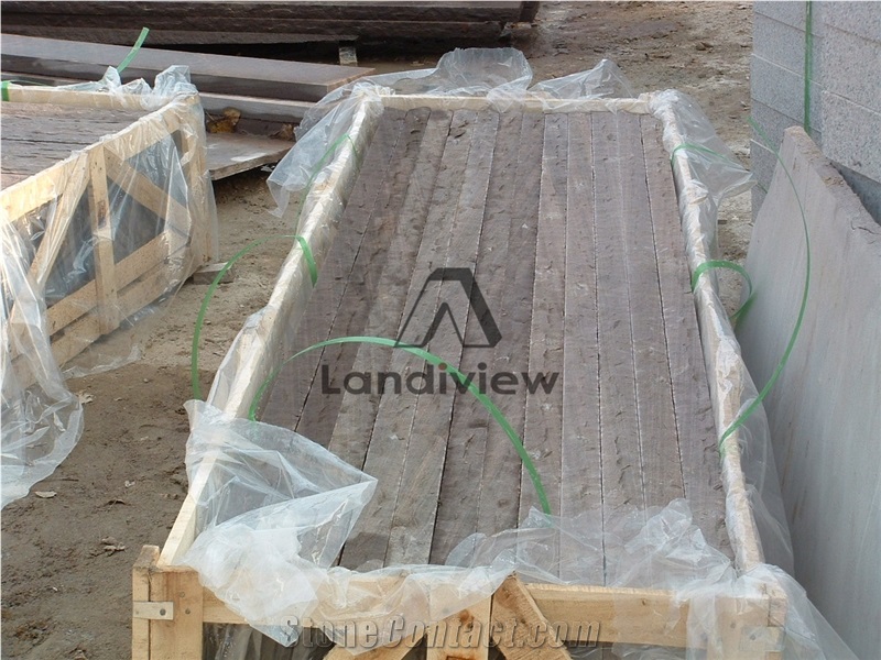 Brown Stone Sandstone Wall Covering Ashlar Pattern Tiles Slabs