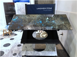 Labradorite Blue Kitchen Tops, Lemurian Blue Kitchen Tops