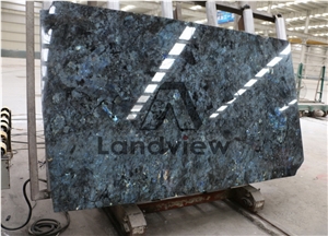 Labradorite Blue, Lemurian Blue, Peacock Blue Granite Tiles & Slabs