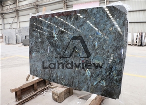 Labradorite Blue, Lemurian Blue, Peacock Blue Granite Tiles & Slabs