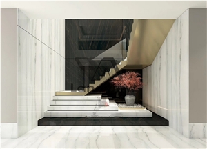 New Calacatta Lincoln White Marble, Tiles and Slabs White Marble