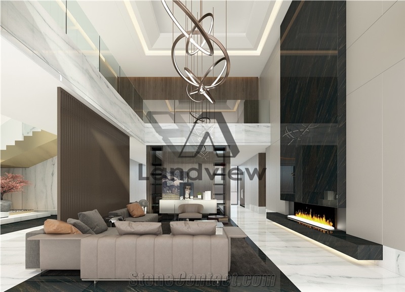 New Calacatta Lincoln White Marble, Tiles and Slabs White Marble