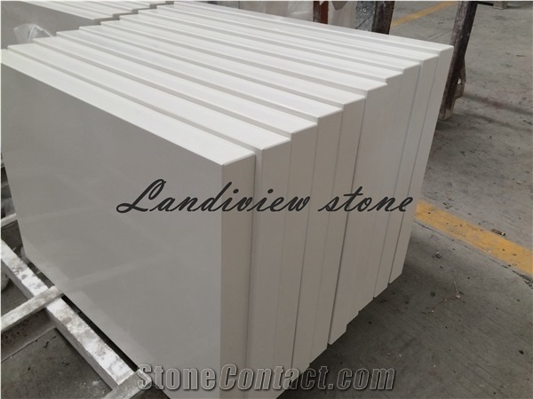 Pure White Quartz Vanity Tops, Pure White Quartz Bathroom Tops