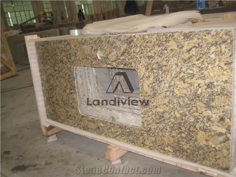 Santa Cecilia Classic Granite Tiles Slabs Flooring Wall Covering Tops