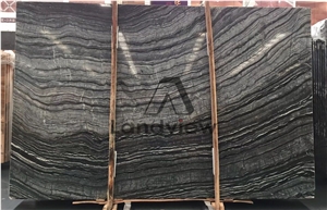 Silver Waves/Zebra Black Wooden Forest Brown Marble Stone Slabs&Tiles