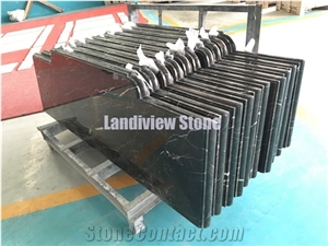 St.Laurant Bathroom Tops, Black Marble Vanity Tops