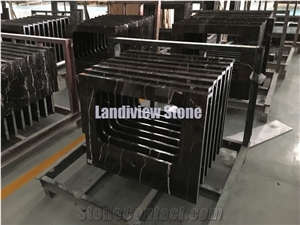 St.Laurant Bathroom Tops, Black Marble Vanity Tops