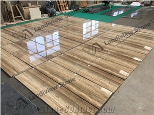 Stormy Gray Travertine Tiles, Silver Travertine Tiles