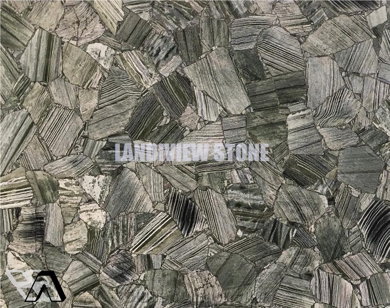 Tiger Eye Green Semiprecious Stone Tiles Slabs