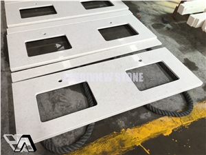 White Quartz Kitchen Counter Top/Quartz Countertop