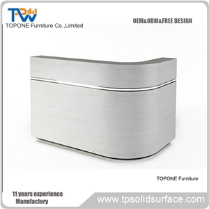 4 Person Design Marble Top Reception Desk