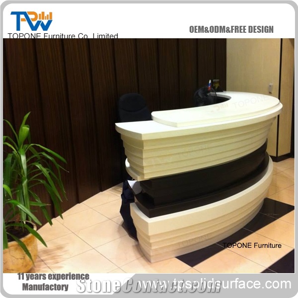 Acrylic Office Reception Desk