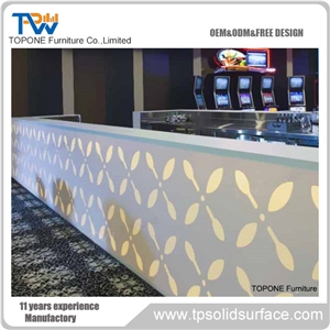 Artificial Marble Modern High Fashion Reception Counter Artificial Marble Modern High Fashion Reception Counter