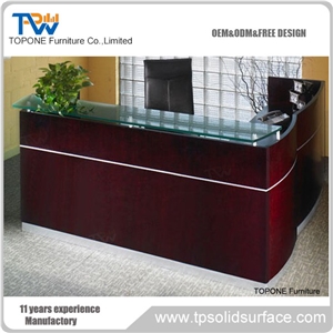 Artificial Marble Modern High Fashion Reception Counter