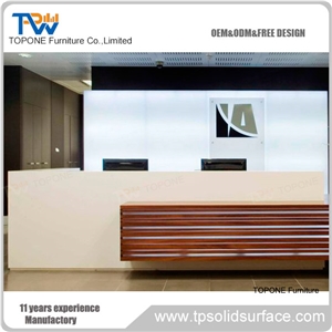 Artificial Marble Modern High Fashion Reception Counter