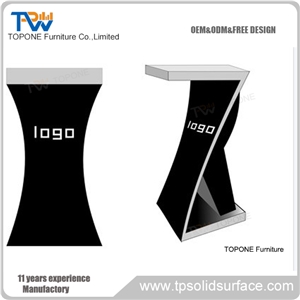 Design Reception Acrylic Lighted Office Reception Desk