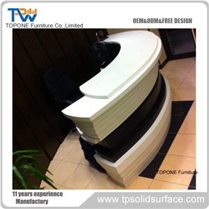 Design Reception Acrylic Lighted Office Reception Desk