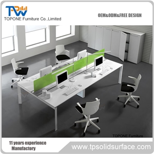 Furniture for Tall People Glass Computer Table Custom Size for Sale