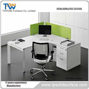 Furniture for Tall People Glass Computer Table Custom Size for Sale
