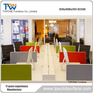 Furniture for Tall People Glass Computer Table Custom Size for Sale