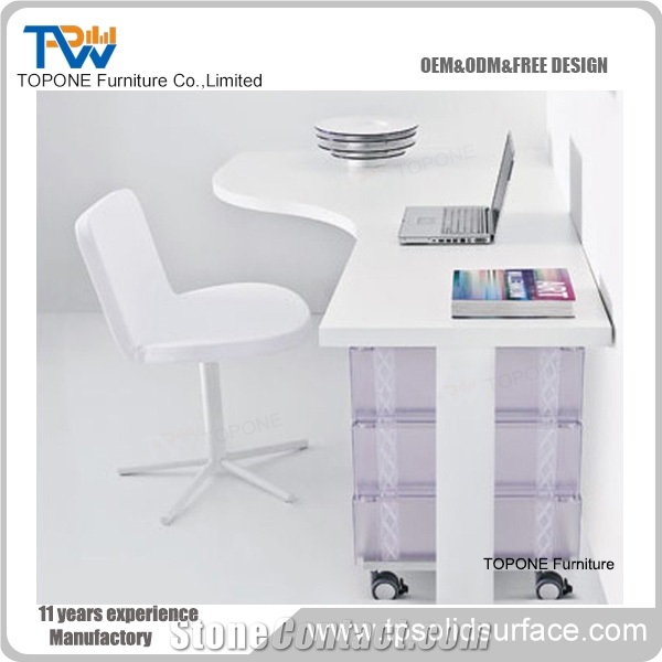 Modern Office Desk in Shenzhen Semi Circle Office Desk