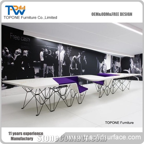 Modern Office Desk in Shenzhen Semi Circle Office Desk