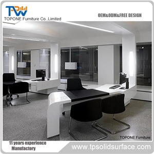 Modern Office Desk in Shenzhen Semi Circle Office Desk