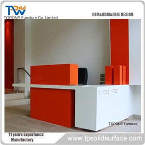 Pure Acrylic Solid Surface Reception Counter/China Troditional Style