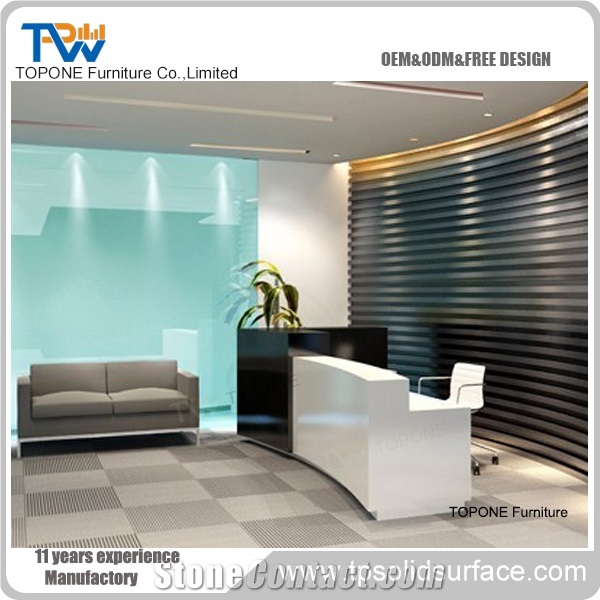 Pure Acrylic Solid Surface Reception Counter/China Troditional Style