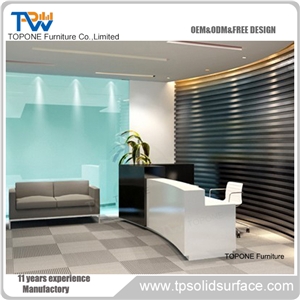 Pure Acrylic Solid Surface Reception Counter/China Troditional Style