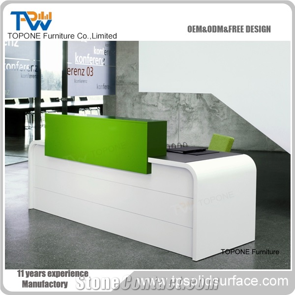 Pure Acrylic Solid Surface Reception Counter/China Troditional Style