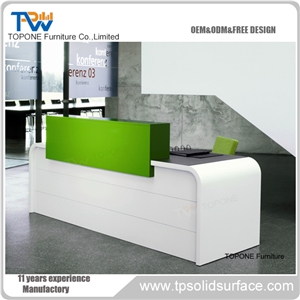 Pure Acrylic Solid Surface Reception Counter/China Troditional Style