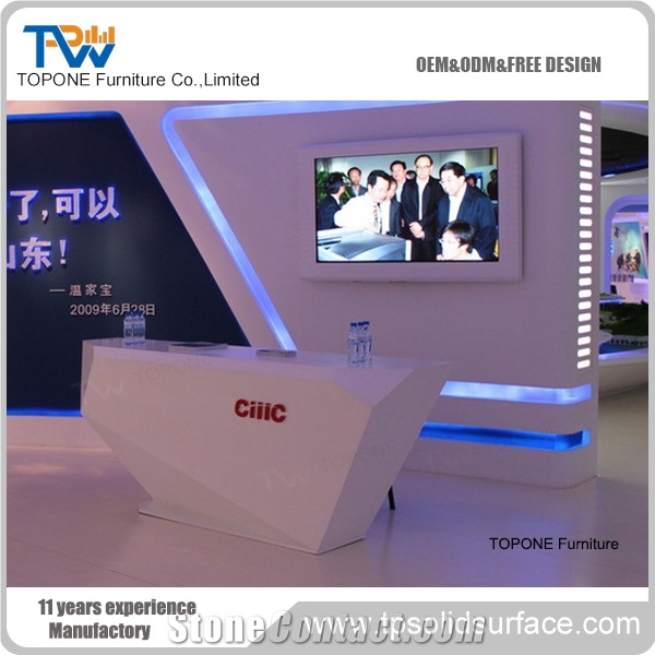 Reception Counter,Reception Desk Artificial Resin Tabletops