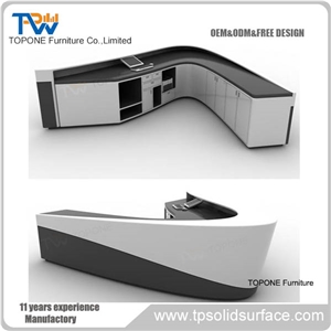 White Reception Desk Modern Reception Counter