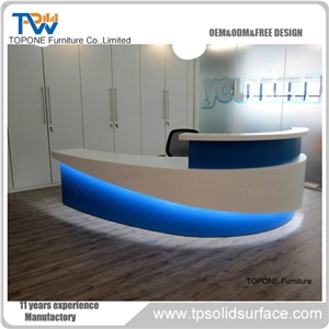 White Reception Desk Modern Reception Counter