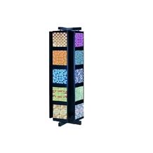 Spinning Glass Mosaic Tile Display Racks Stone Sample Stands
