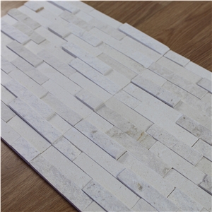 Limestone Split and Honed Mosaic Tile