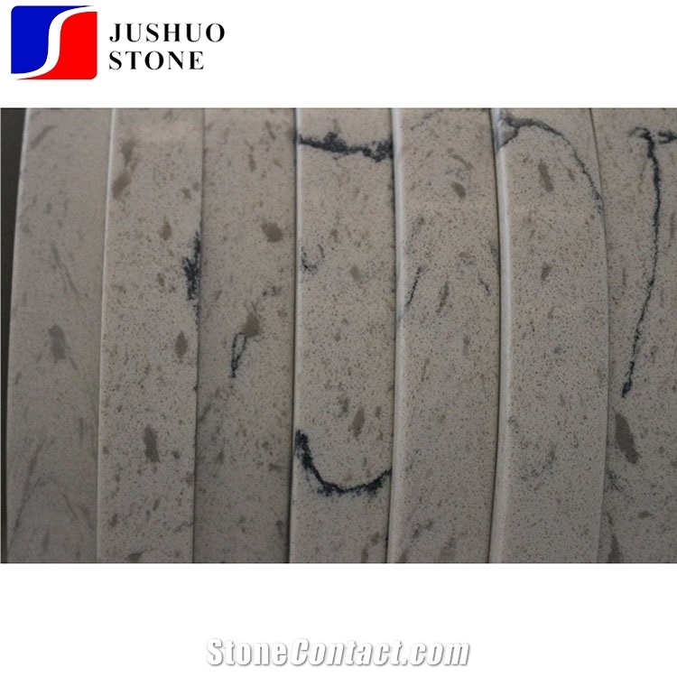 Absolute Good Quality Sparkle Pot Marble Veins Quartz Slab for Top Use
