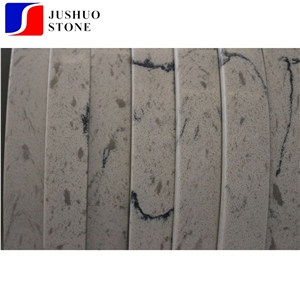 Absolute Good Quality Sparkle Pot Marble Veins Quartz Slab for Top Use