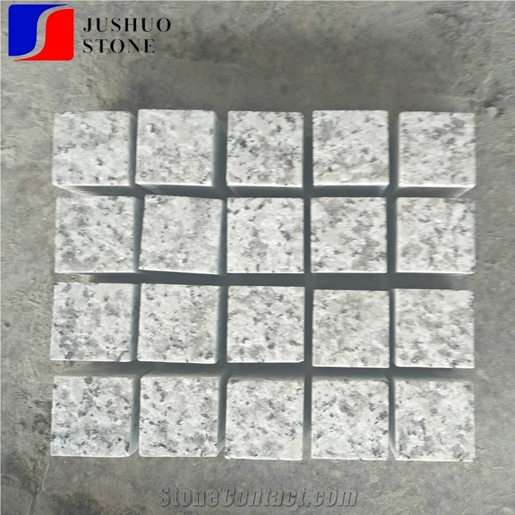 Big White Flower Puning Granite,Guangdong G439 China Cobble Stone