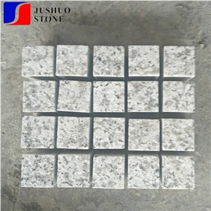 Big White Flower Puning Granite,Guangdong G439 China Cobble Stone